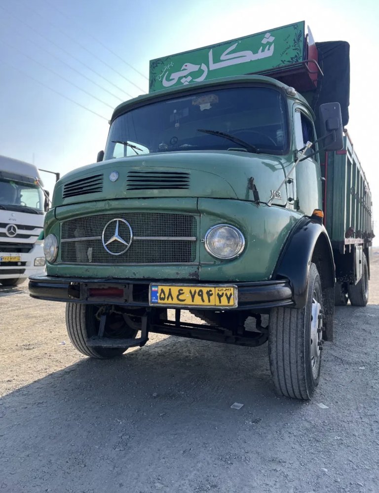 بنز ۸ تن  زیر اتوبوس فابریک