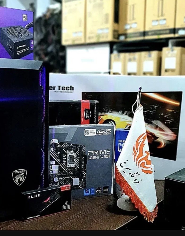 کیس ۱۶ هسته نسل ۱۴ جدید رم ۱۶ گرافیک حرفه‌ای K620