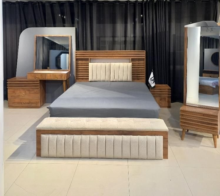 دکتر چوب تختخواب/ تخت دونفره/سرویس خواب کد E505